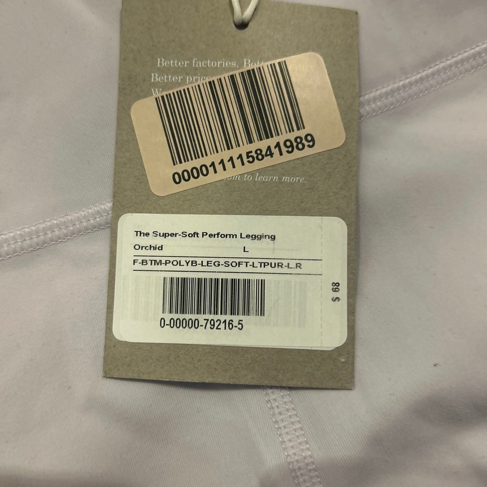 Everlane The Super Soft Perform Legging Orchid Size Large - Picture 5 of 6